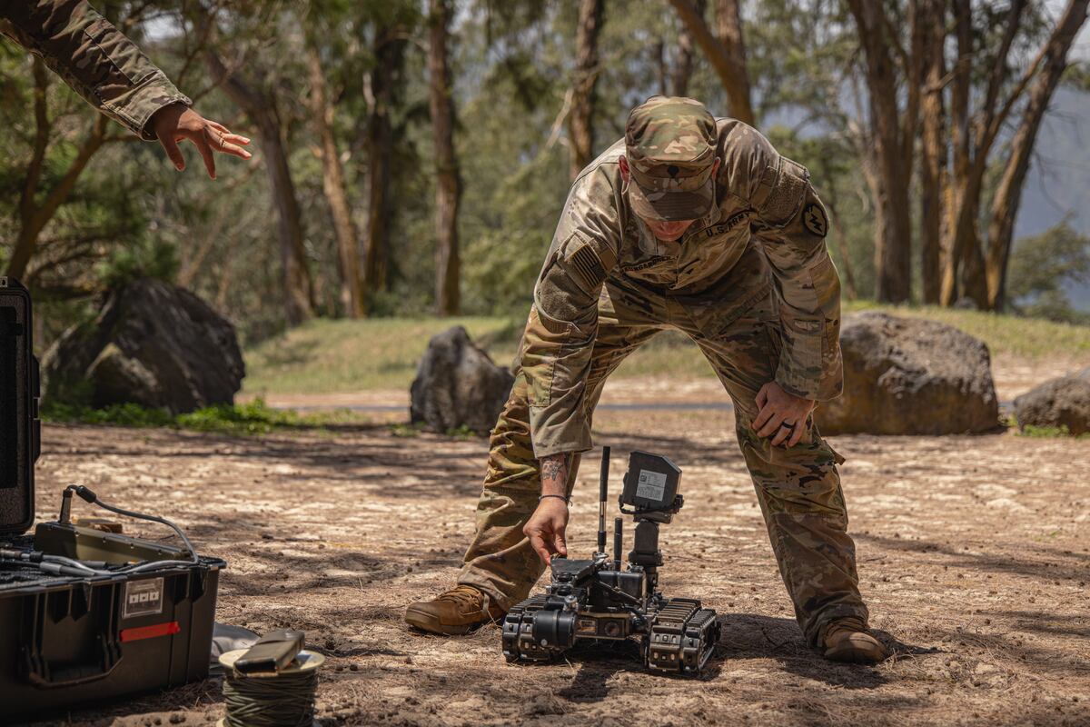 NextImg:From drone swarms to exoskeletons, Army charts path for robotic future