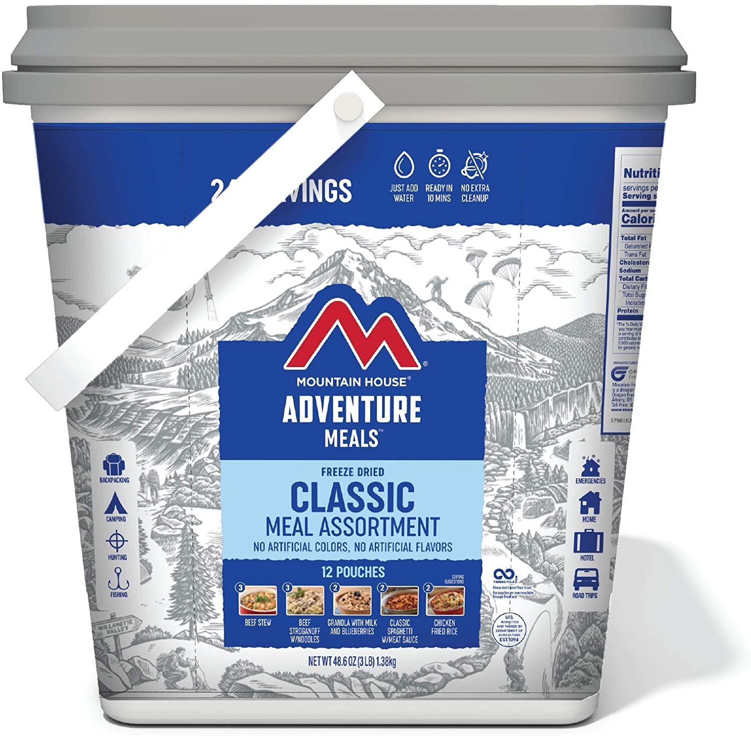 mountain house adventure meals mre