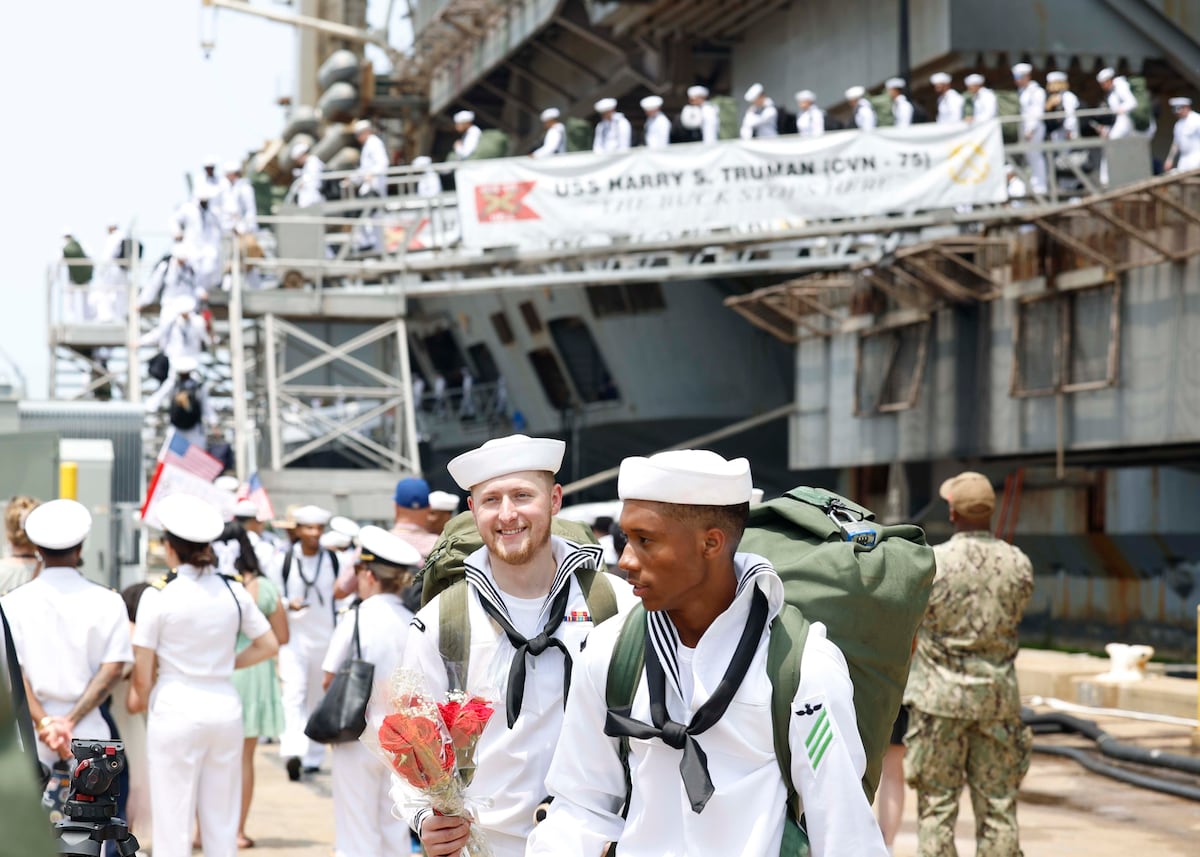 USS Harry S. Truman returns to US after months of battling Houthis