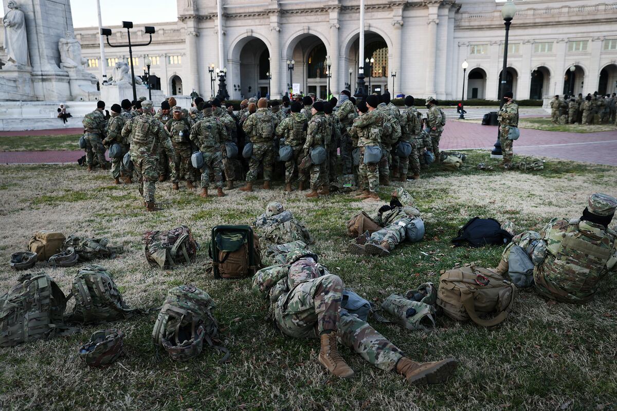 26,000 National Guard troops came to DC and protected the inauguration ...