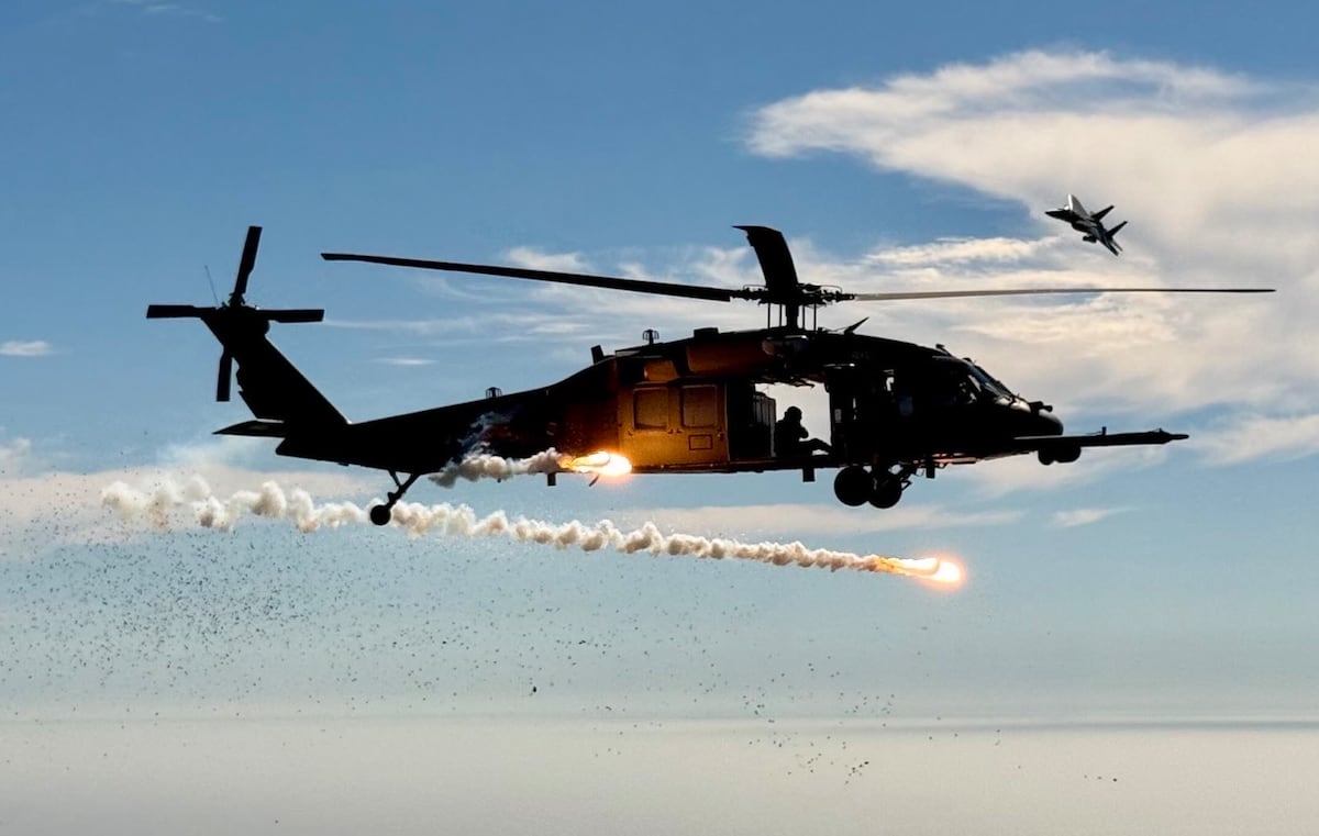 National Guard tests F-15 fighter against helicopters