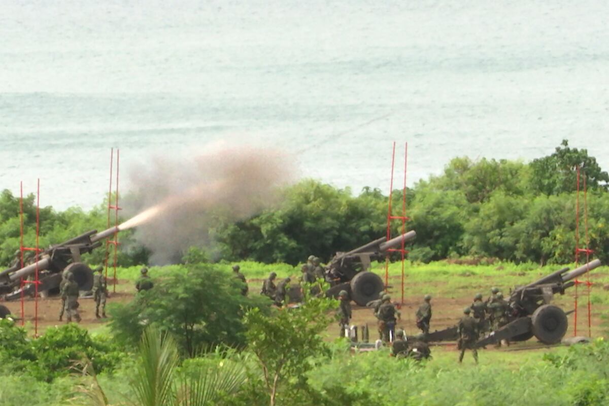 中国军演表明其野心超越岛屿，台湾发出警告