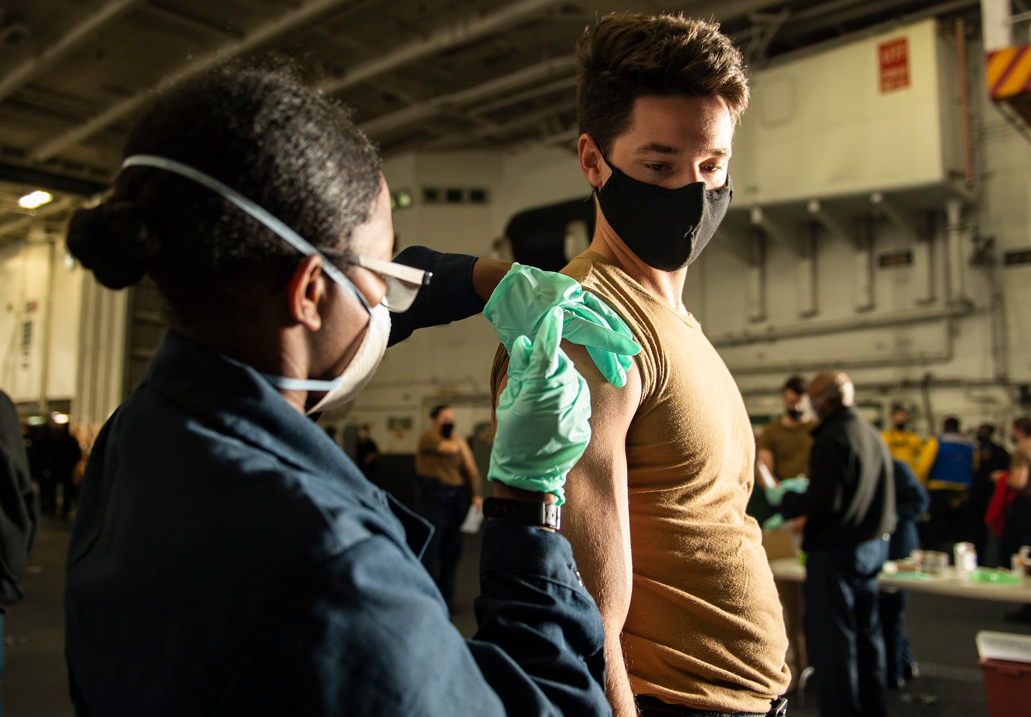 In shift , Pentagon grants flu vaccine exceptions to military services , some federal agencies