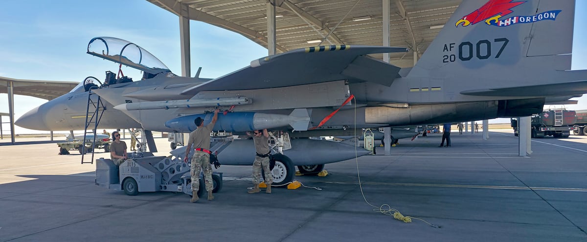F-15EX drops bombs from an operational unit for the first time F-15EX drops bombs from an operational unit for the first time