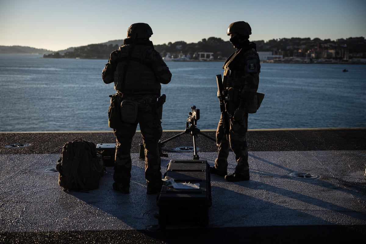 NextImg:BAE sees forward-deployed naval drones doing air defense for warships