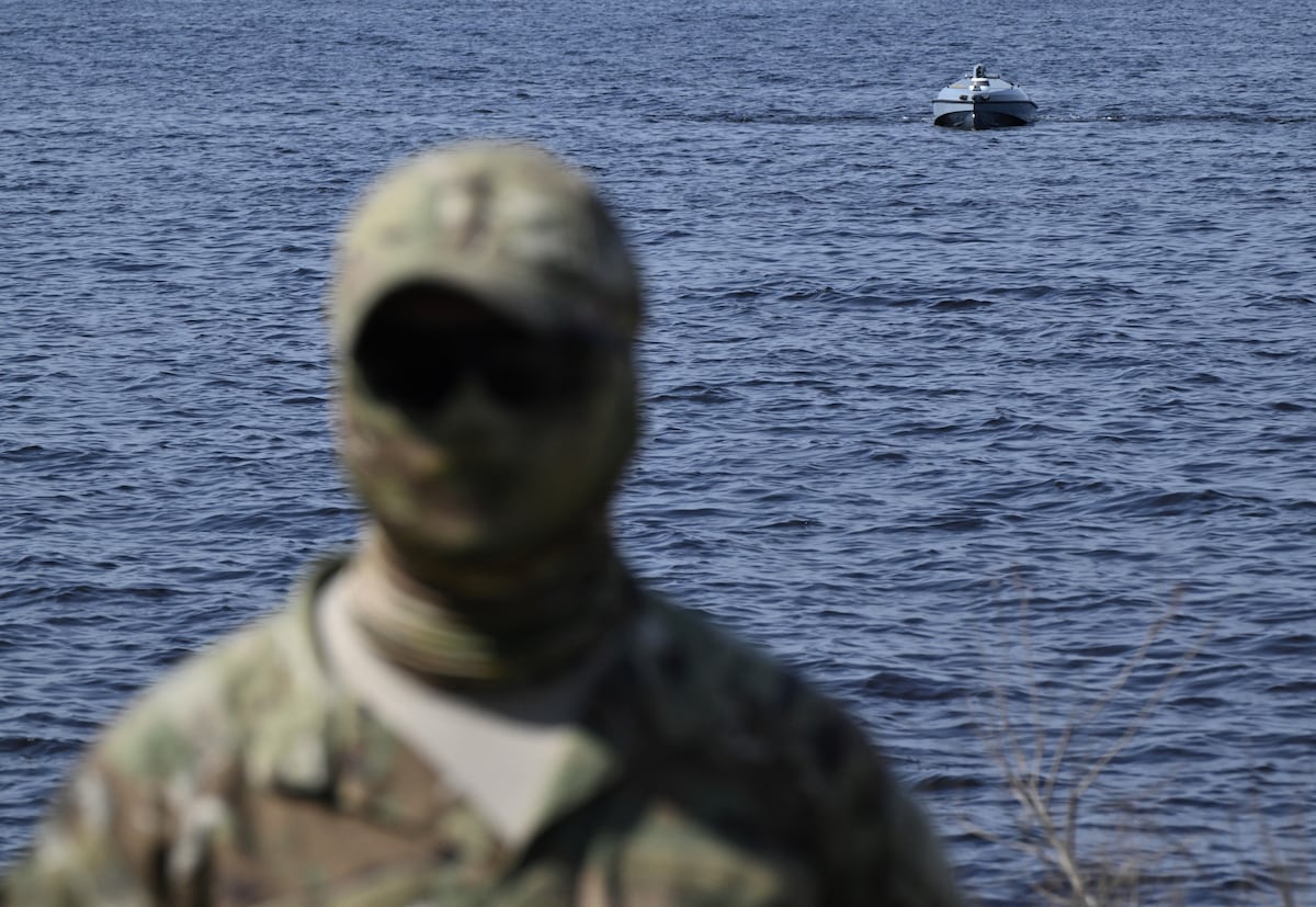 NextImg:NATO allies ready sea drones for the task of repelling enemy warships