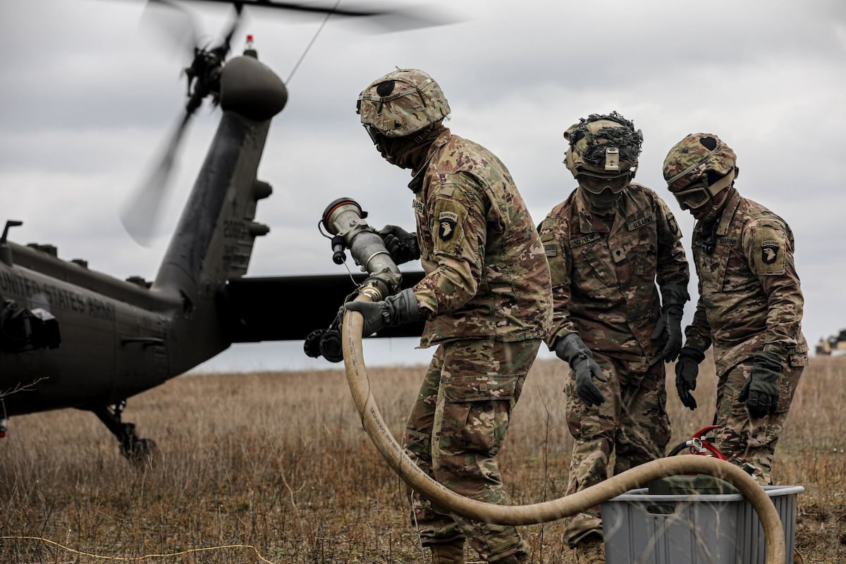 NextImg:Army looking to streamline and speed up helicopter refuel and resupply