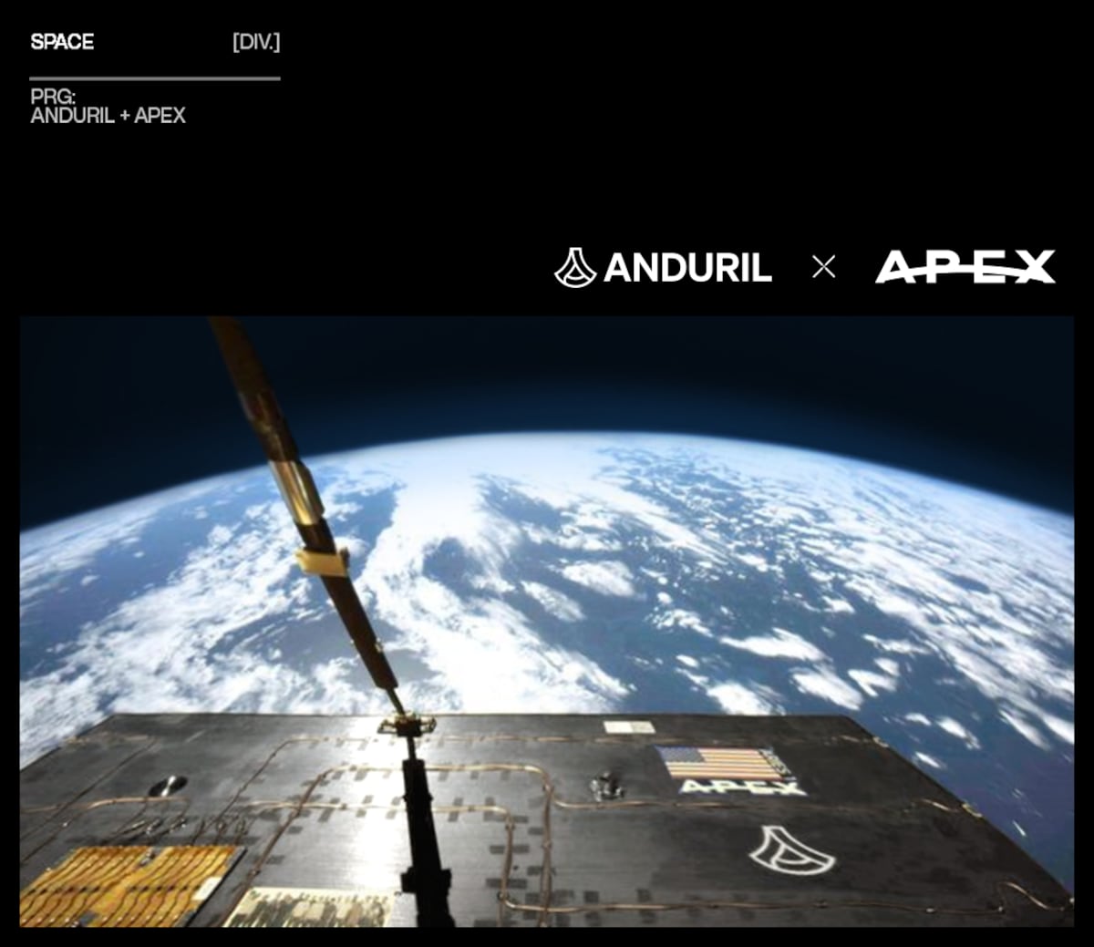 NextImg:Anduril partners with satellite body supplier for 2025 space mission