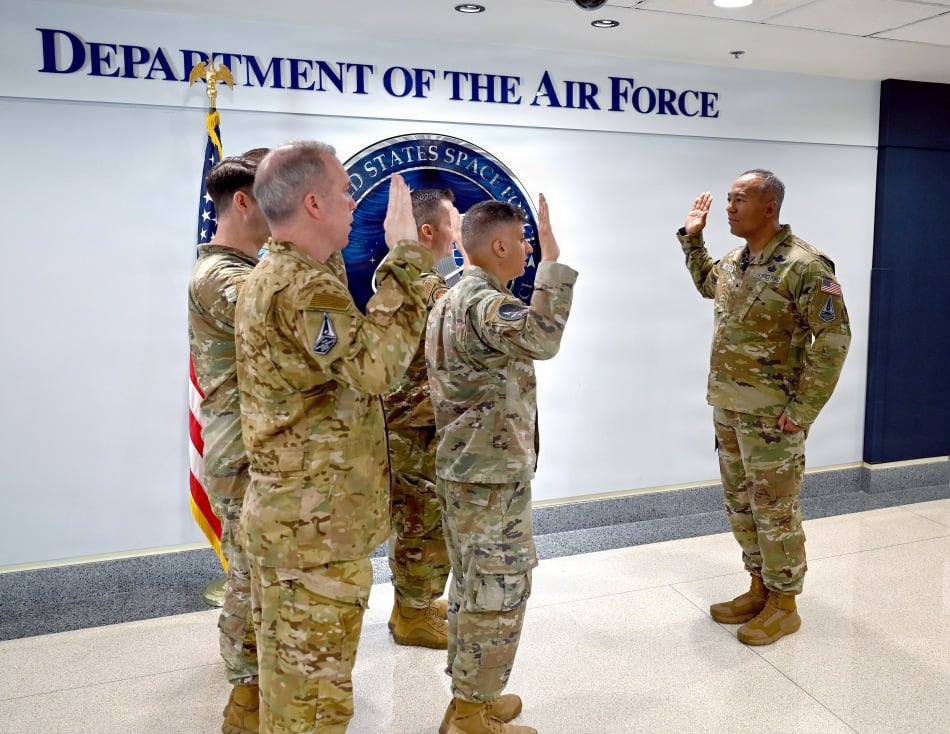 Space Force swears in first batch of part - time workers