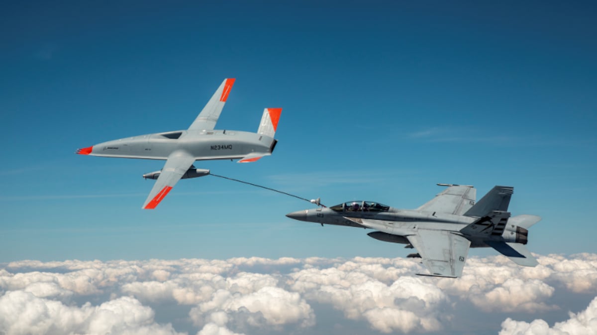 NextImg:Aircraft carrier Bush gets first-ever Stingray drone control room