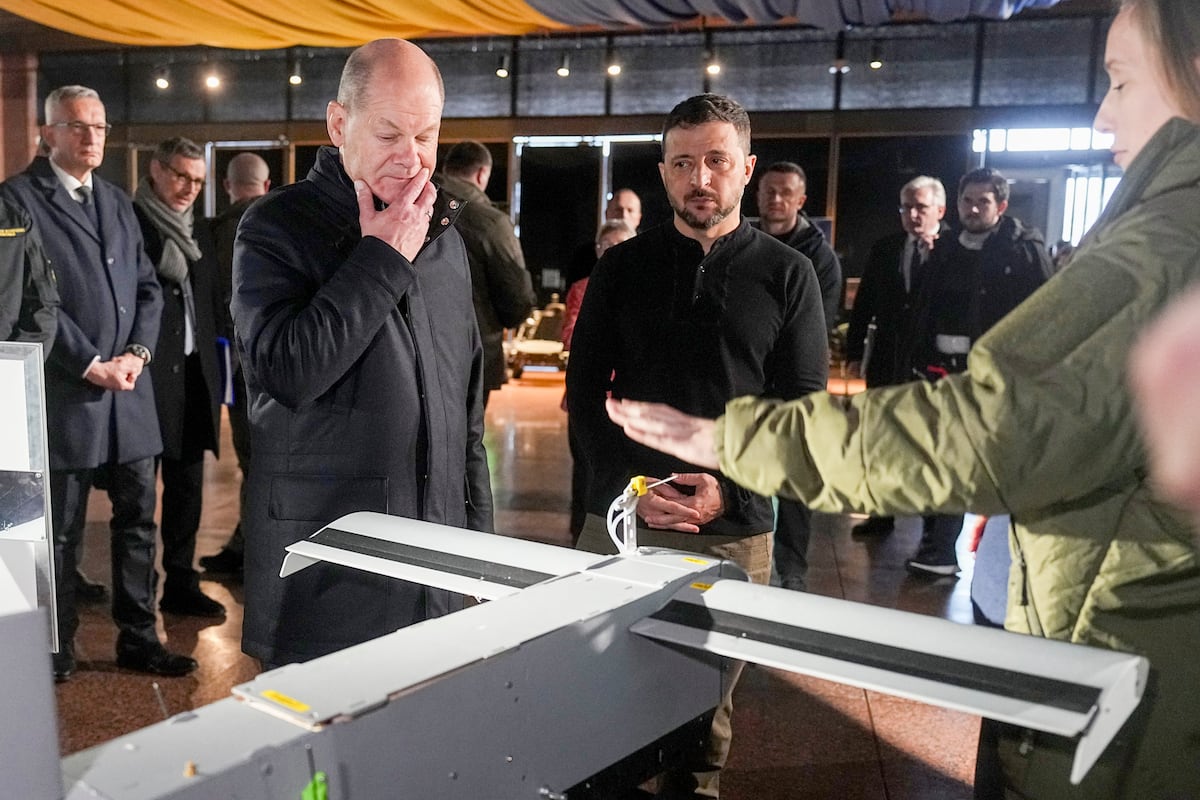 NextImg:Germany’s Scholz is in Ukraine for his first visit in 2 1/2 years