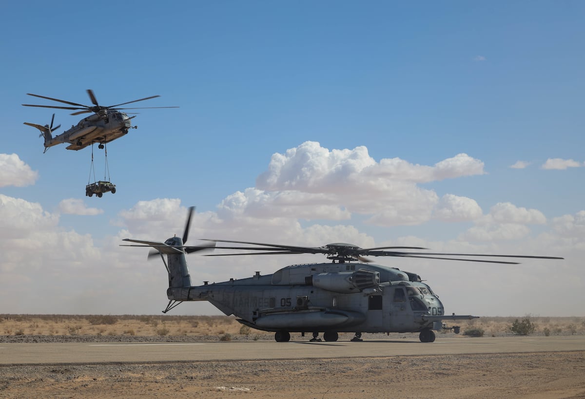 Marine Corps nearing initial operational capability for CH-53K heavy lift helicopter