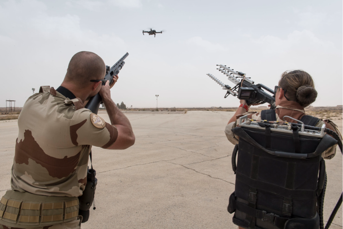 French army trains for anti drone warfare in Jordan