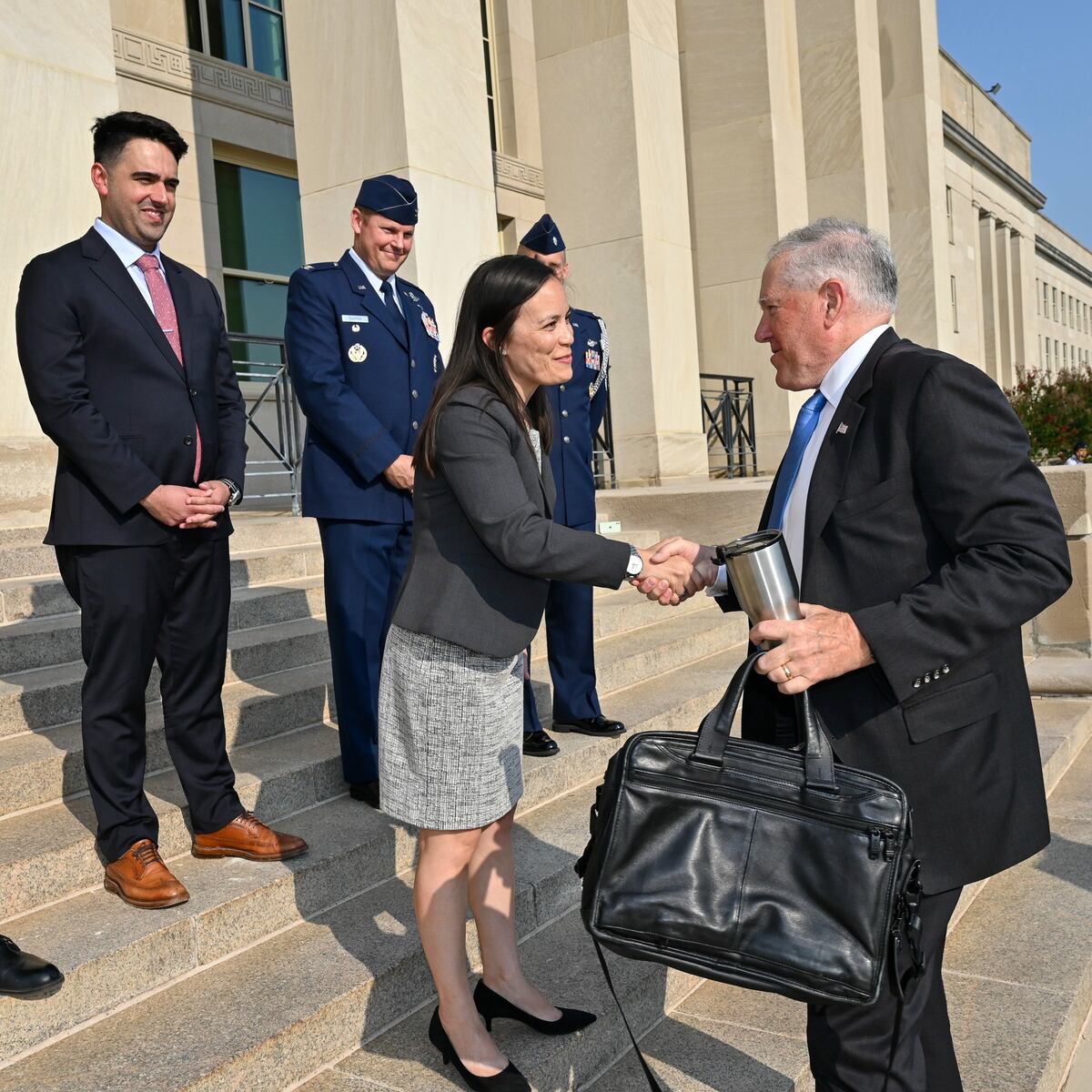New Air Force Secretary Frank Kendall takes office