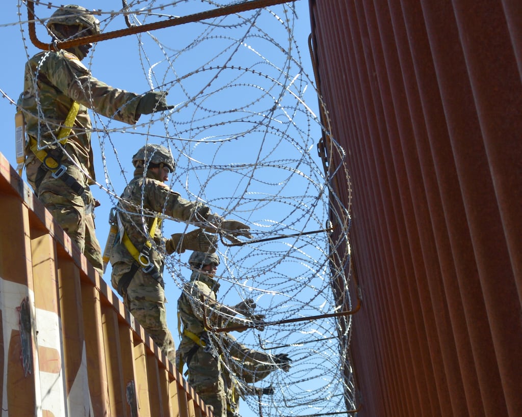 Active-duty troops could be deployed along the southern border again