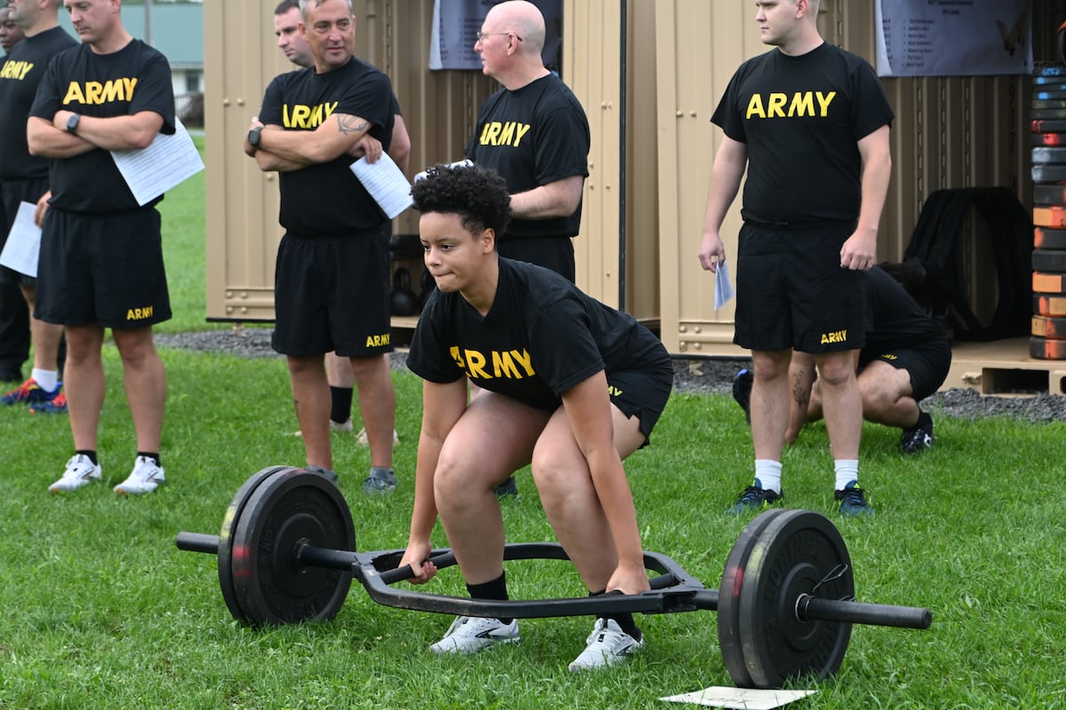 Army makes combat arms fitness test sex-neutral, drops ball throw