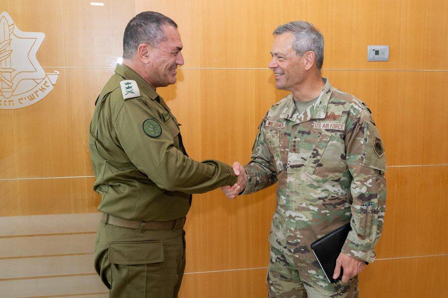 US Air Force chief of staff discusses regional situation with Israeli military officials