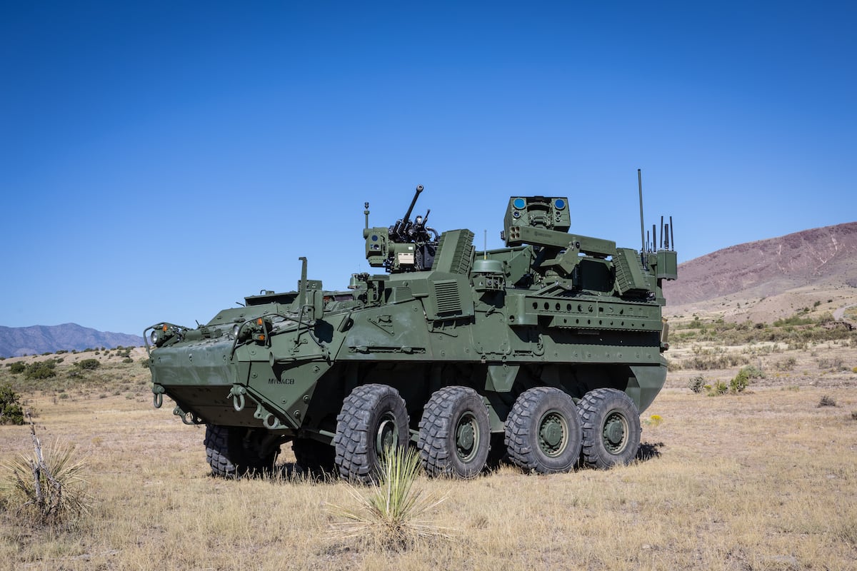 NextImg:Leonardo, BlueHalo demo counter-drone system on Army Stryker