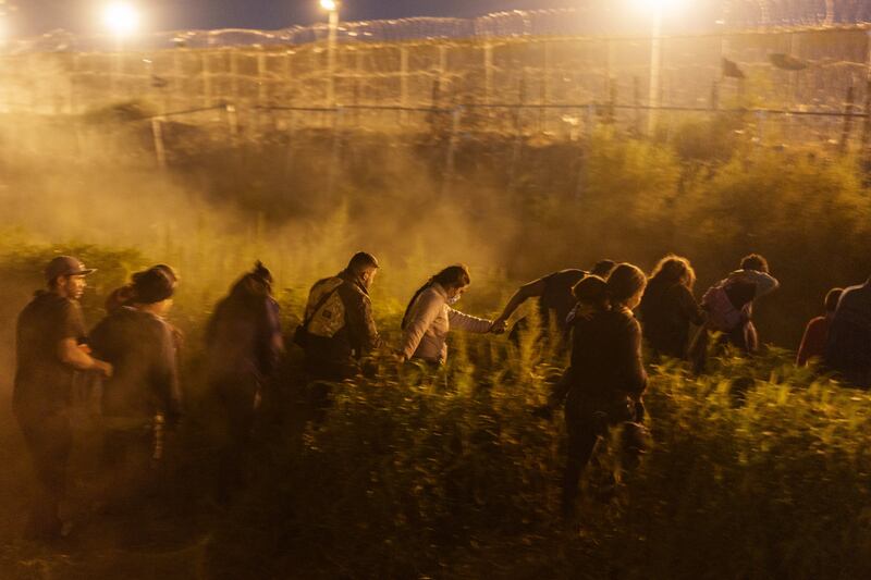 Texas Guard is shooting pepper balls to deter migrants at the border