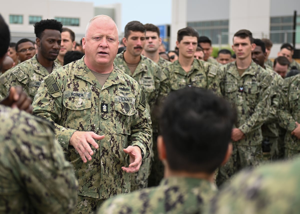 Master Chief Petty Officer of the Navy James Honea set to retire