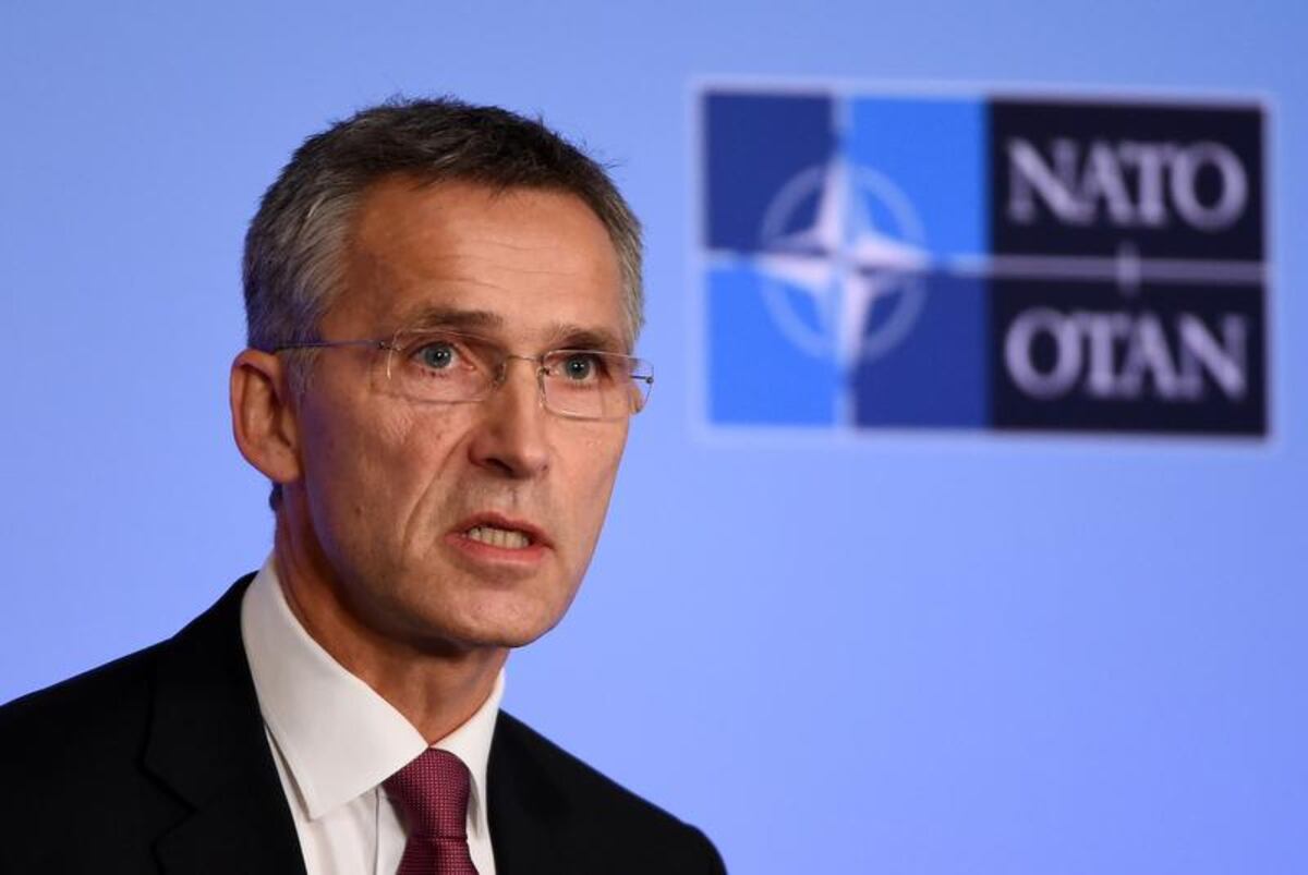 NATO chief urges allies to boost defense spending, build ties with Russia