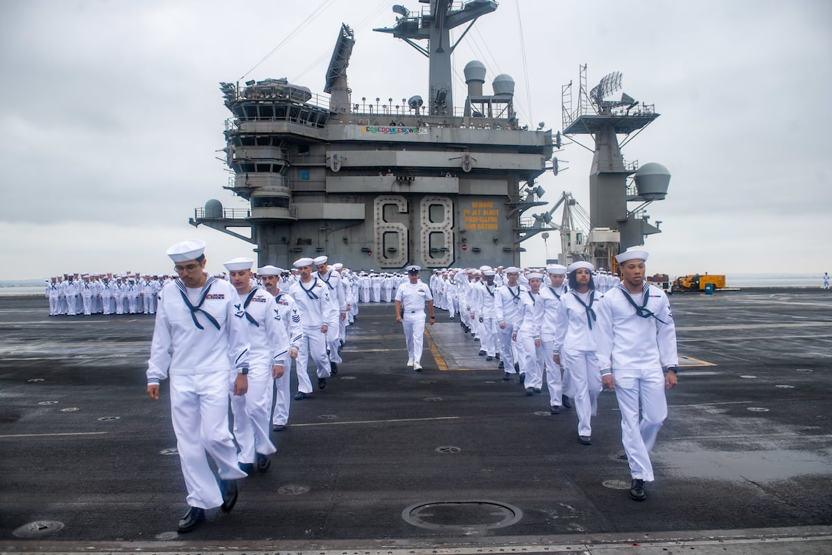 USS Nimitz heading to Middle East, defense official says