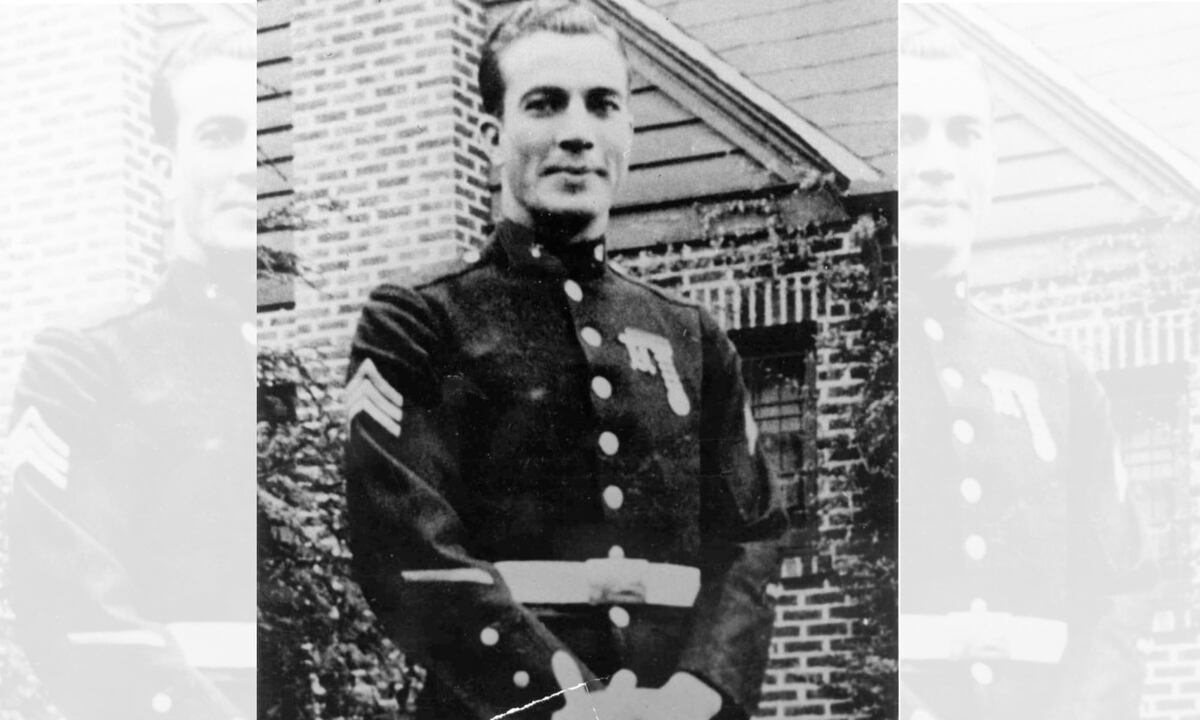 Marine Raider earned the MOH taking out enemy sniper on Makin Island
