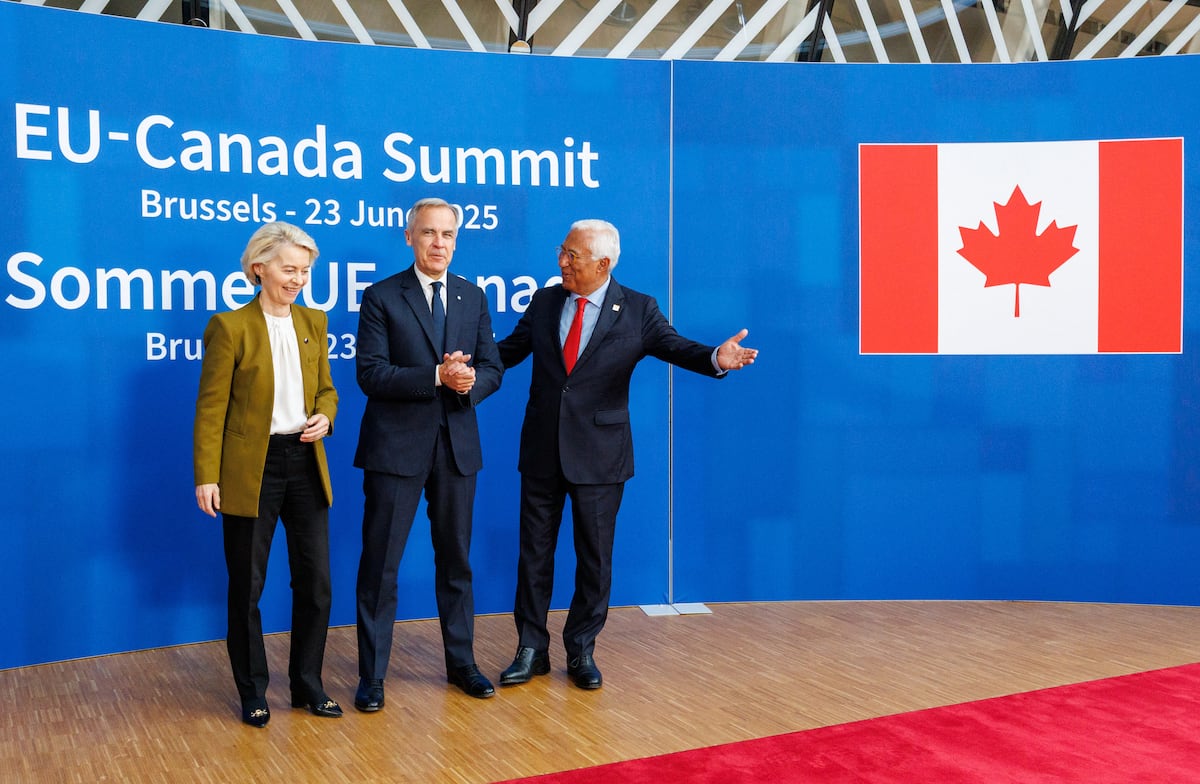 NextImg:Canada, EU sign defense pact that could enable joint weapons work