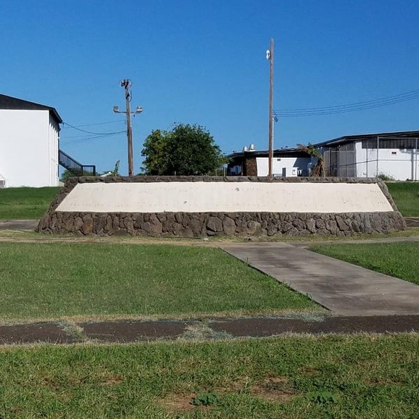 The monument's disappearance angered many residents. (Photo courtesy of John Bond)