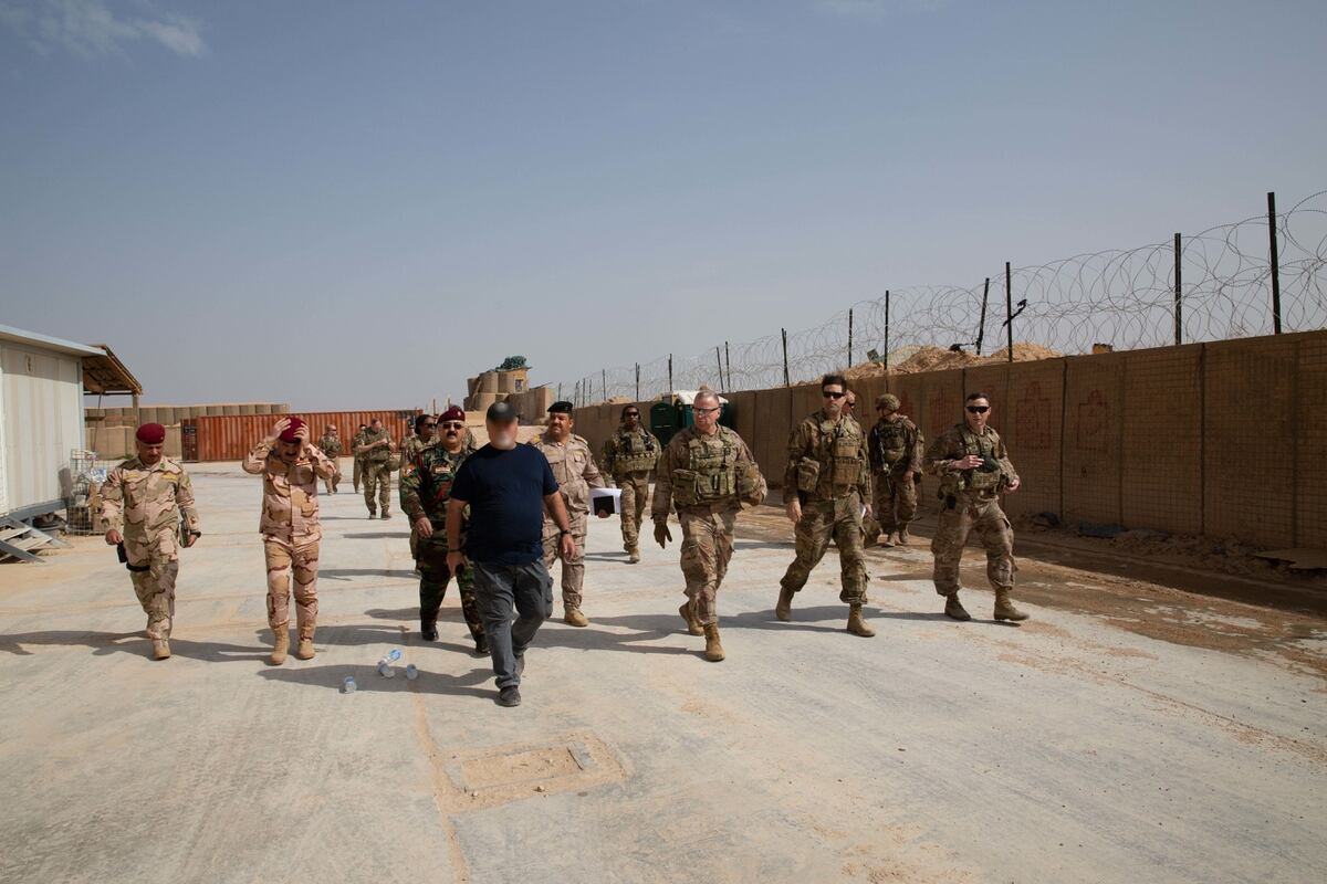 Ирак Эль-Каим американская Военная база