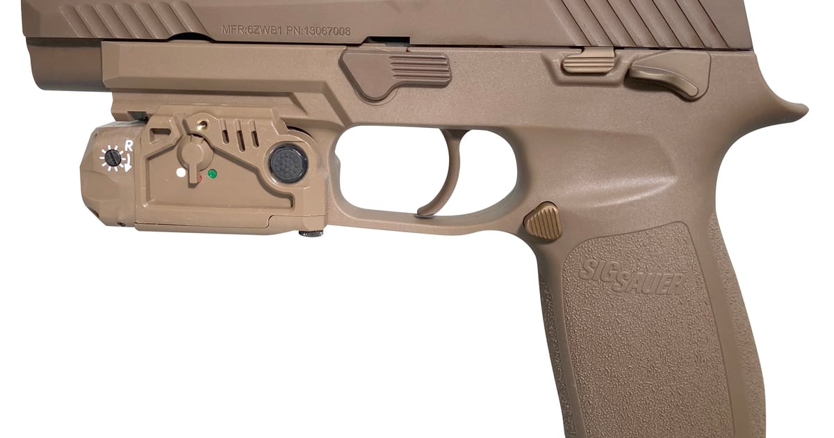 Check out the new laser/light combo ‘pistol enhancer’ for the military