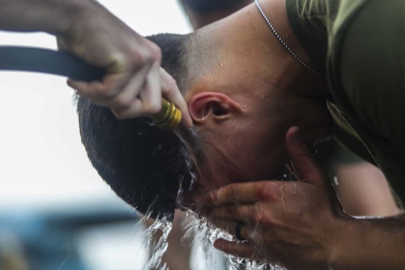 A Day In The Life Photos Of Marines Getting Oc Spray Certified Are Pure Gold