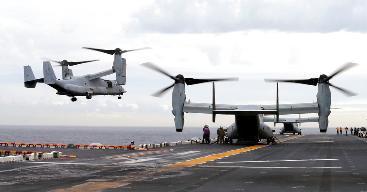 Three Marines killed in Osprey crash off Australia identified