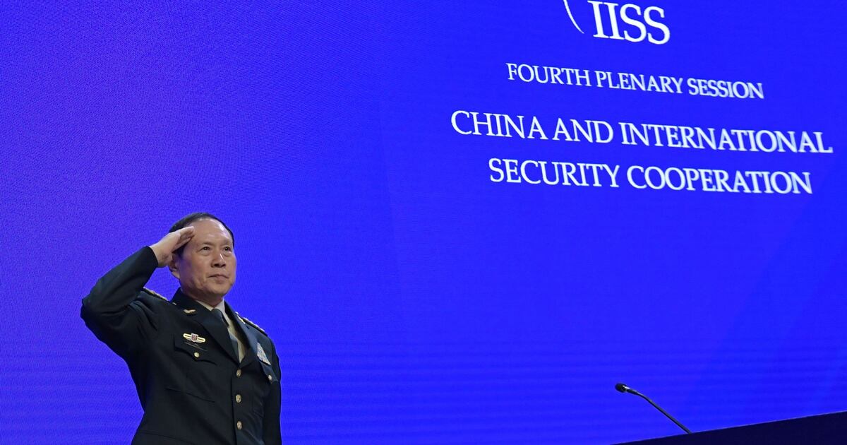 Chinese defense minister strikes defiant tone at Shangri ...