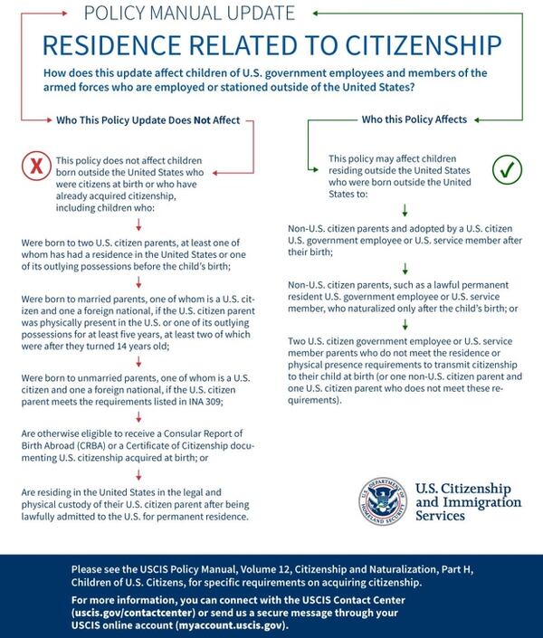 Immigration Officials Say New Policy Will Only Affect About