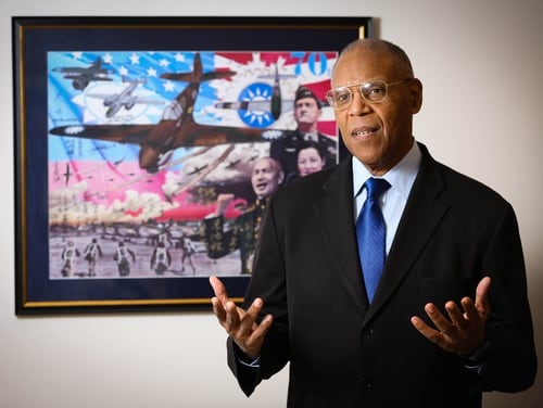 Retired Air Force Gen. Larry O. Spencer, President of the Air Force Association (AFA) at Air Force Association in Arlington, Va., on Wednesday, February 17, 2016. (Alan Lessig/Staff)