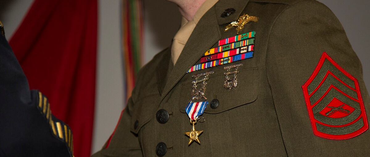 Marine Raider Receives Silver Star For Actions During Terror
