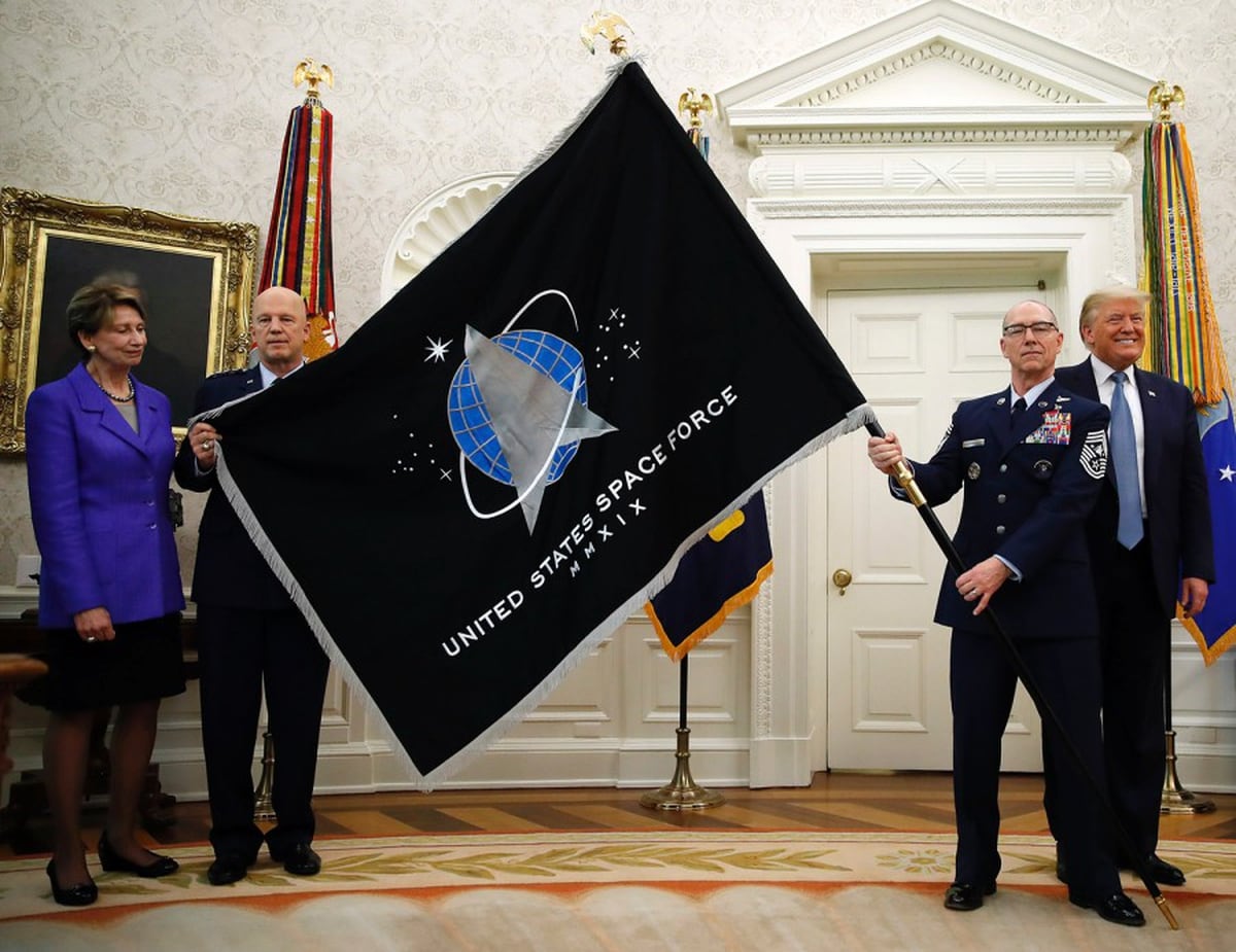 Here's your first look at the Space Force flag