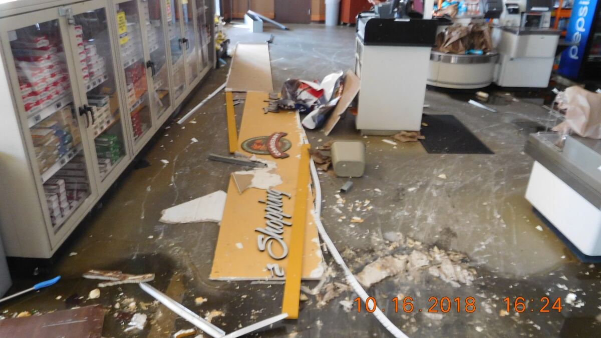 After hurricane hit stores at air base, supplies sent in from exchange