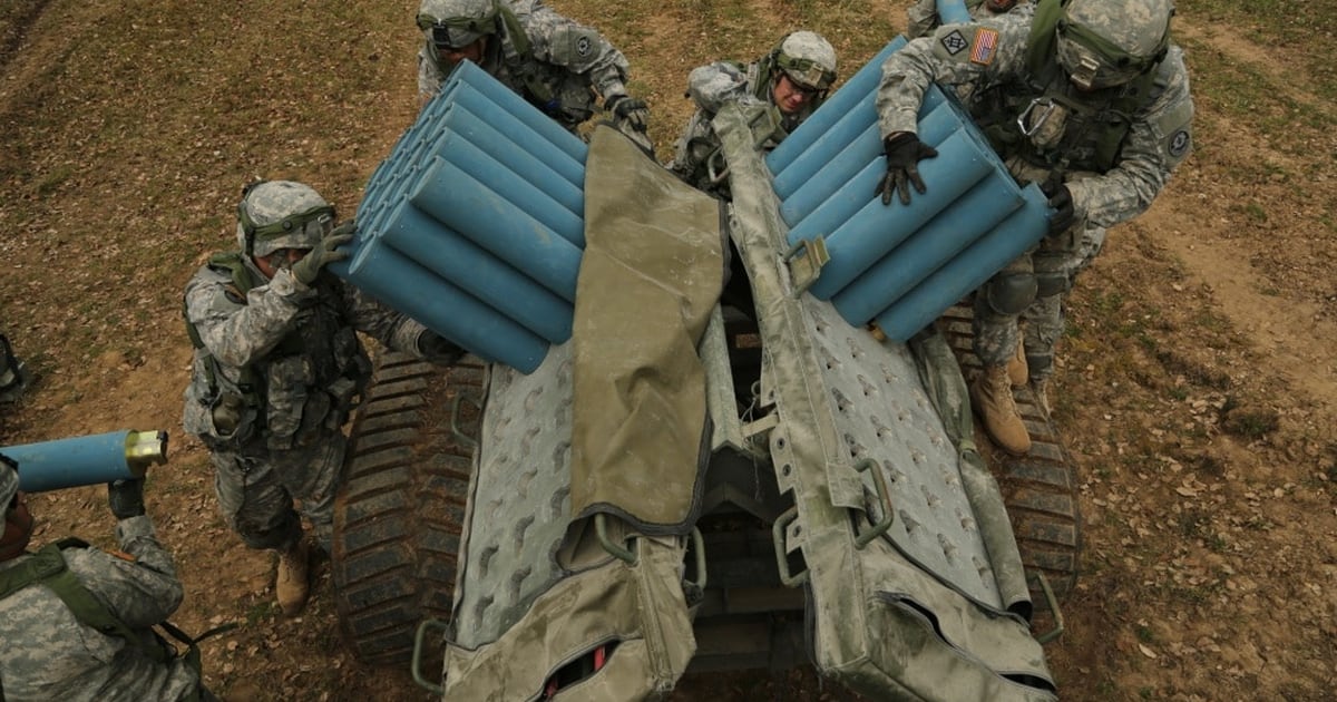 US Army Dusting Off Volcano Mine Dispensers