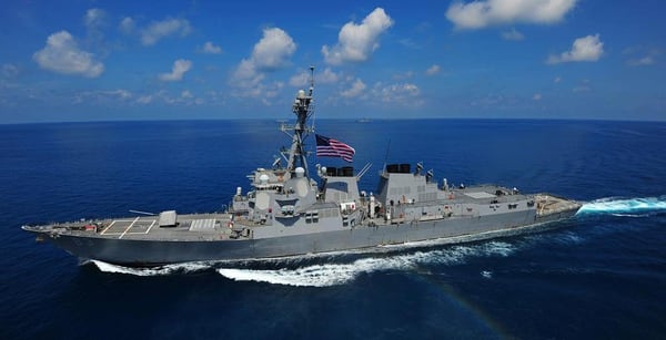 The destroyer Howard. (via USS Howard Facebook page)