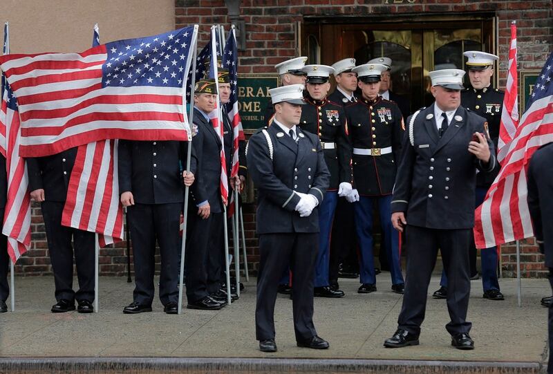 Firefighters honor and welcome home Marine killed by ...
