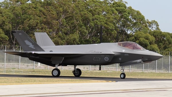 The first aircraft to be permanently based in Australia lands at RAAF Base Williamtown.